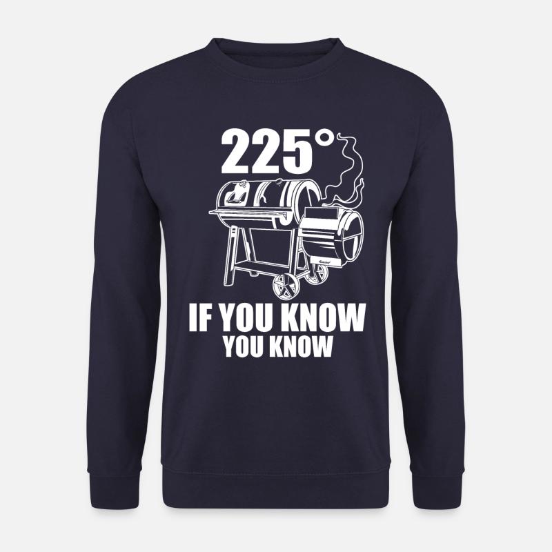 Grill Grillen Griller BBQ Barbecue - Unisex Pullover - Navy
