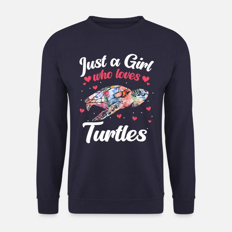 Turtle Sea Turtle Turtle Animal - Unisex Sweatshirt - navy
