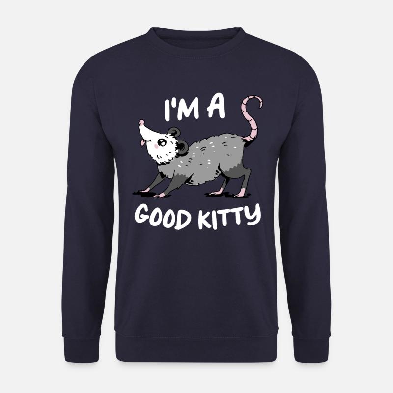 Opossum Possum Tier - Unisex Pullover - Navy
