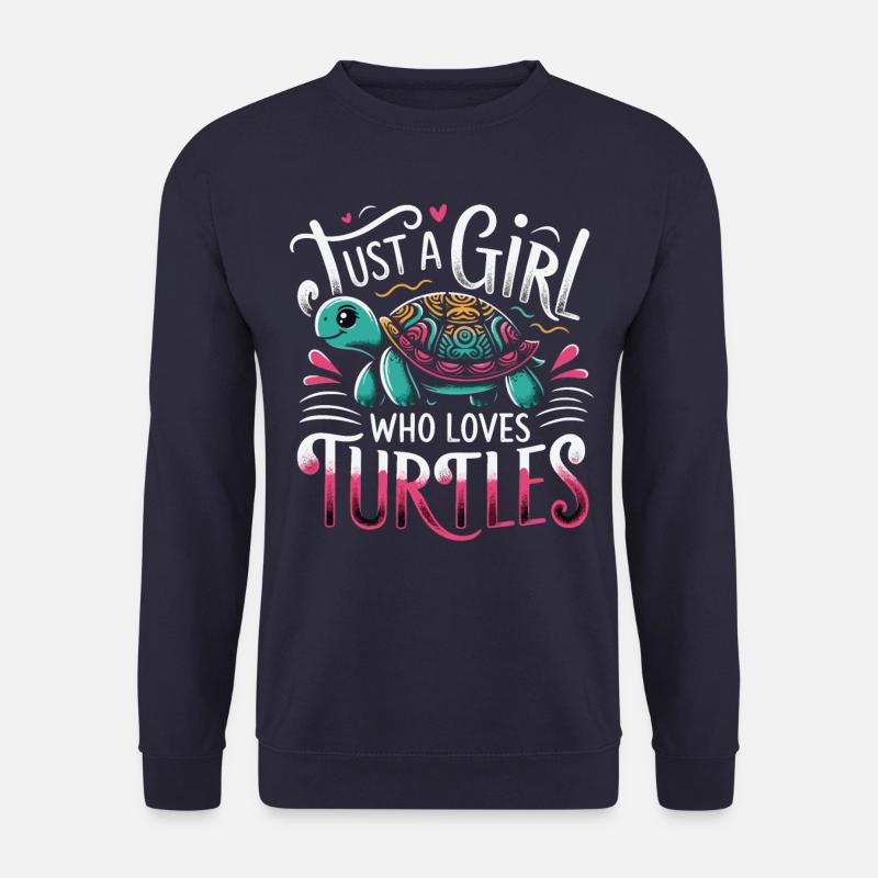 Turtle Sea Turtle Turtle Animal - Unisex Sweatshirt - navy