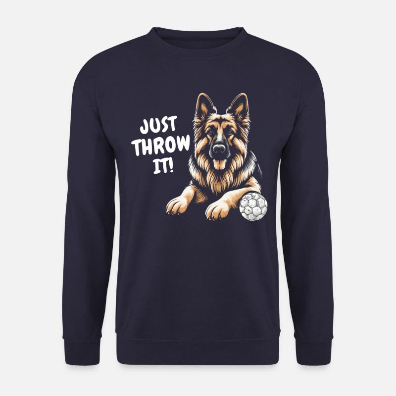 Deutscher Schäferhund Hund Malinois - Unisex Pullover - Navy