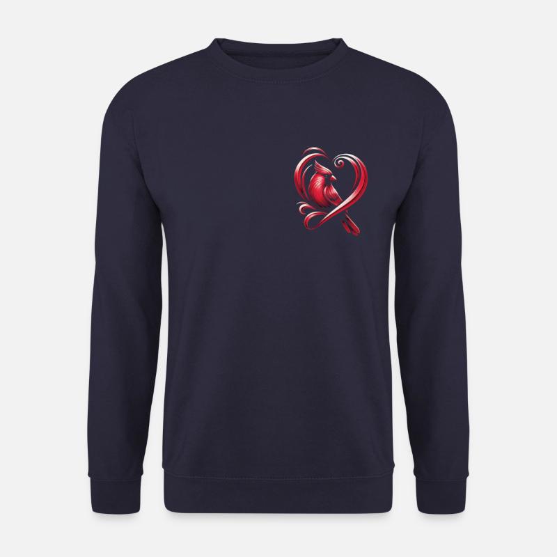 Kardinal Rotkardinal Vogel Roter Kardinal - Unisex Pullover - Navy