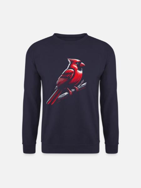 Kardinal Rotkardinal Vogel Roter Kardinal - Unisex Pullover - Navy