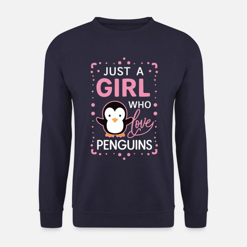 Pinguin Pinguine Tier - Unisex Pullover - Navy