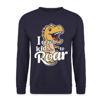 Speech Therapist Speech Therapy Speech Therapy - Unisex Sweatshirt - navy - Front - Alina (178cm) & Michal (187cm)