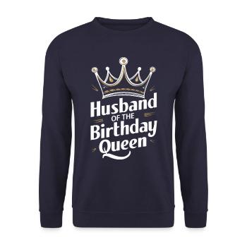 Ehemann Ehegatte Familie Hochzeit - Unisex Pullover - Navy - Vorne - Alina (178cm) & Michal (187cm)