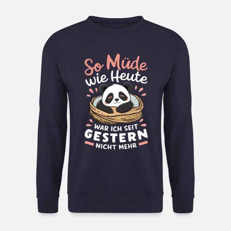 Panda Panda Bear Pandas - Unisex Sweatshirt - navy