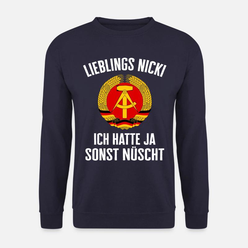 Ostdeutschland Osten Ossi DDR Heimat Ostblock - Unisex Pullover - Navy