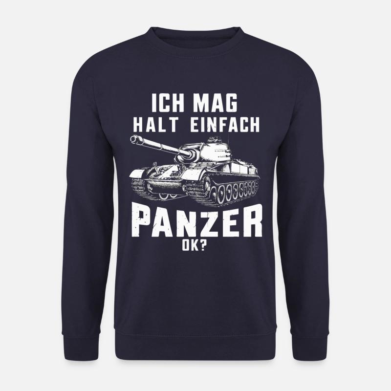 Panzer Kampfpanzer Panzerkampfwagen Panzerfahrer - Unisex Pullover - Navy