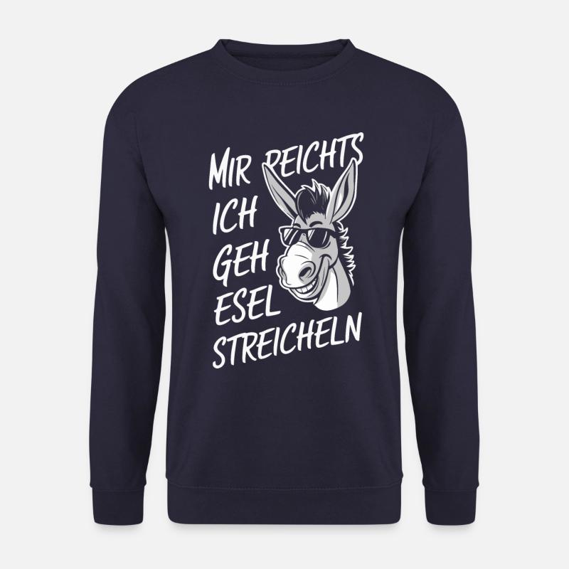 Âne, Âne, Mulet, Mule - Sweat-shirt Unisexe - marine