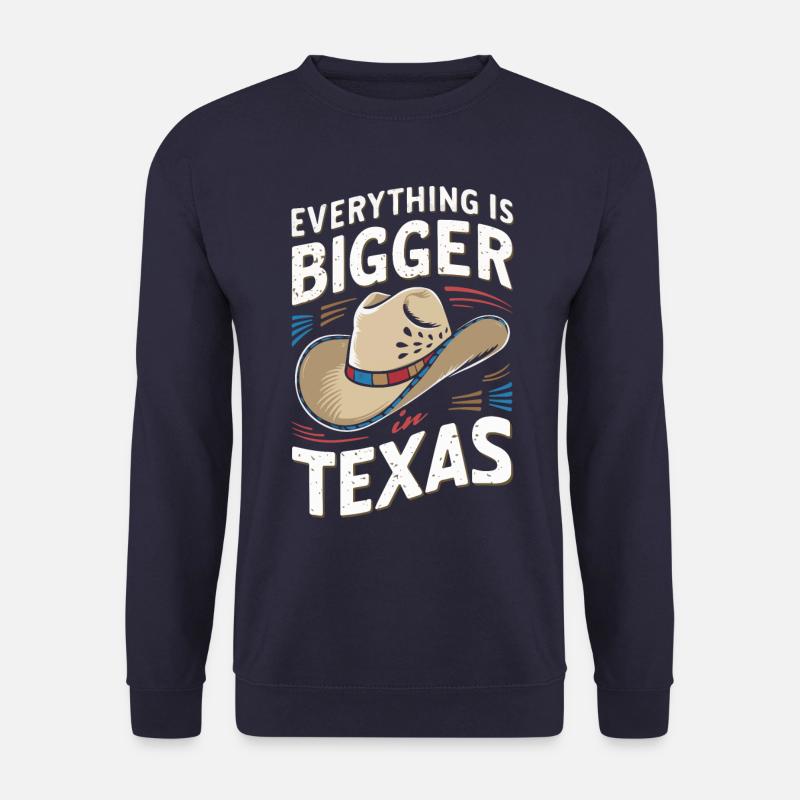 Texas State Texans Texas - Sweat-shirt Unisexe - marine