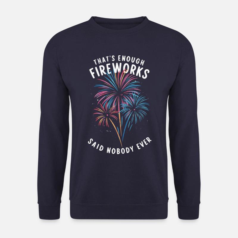 Pyrotechnie Feux d’artifice Pyrotechnie - Sweat-shirt Unisexe - marine
