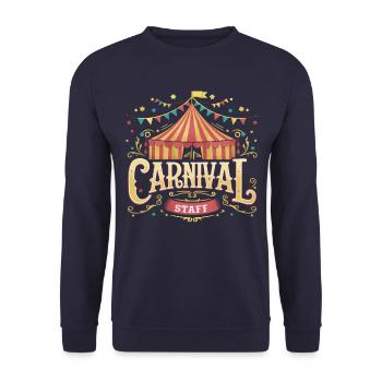 Cirque Carnaval Carnaval - Sweat-shirt Unisexe - marine - Devant - Alina (178cm) & Michal (187cm)