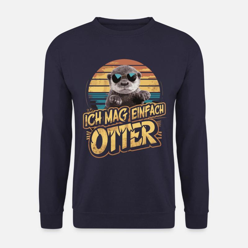 Otter Seeotter - Unisex Pullover - Navy