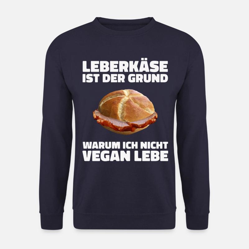 Leberkäs Bayern Leberkas Semmel Fleischkäse - Unisex Sweatshirt - navy