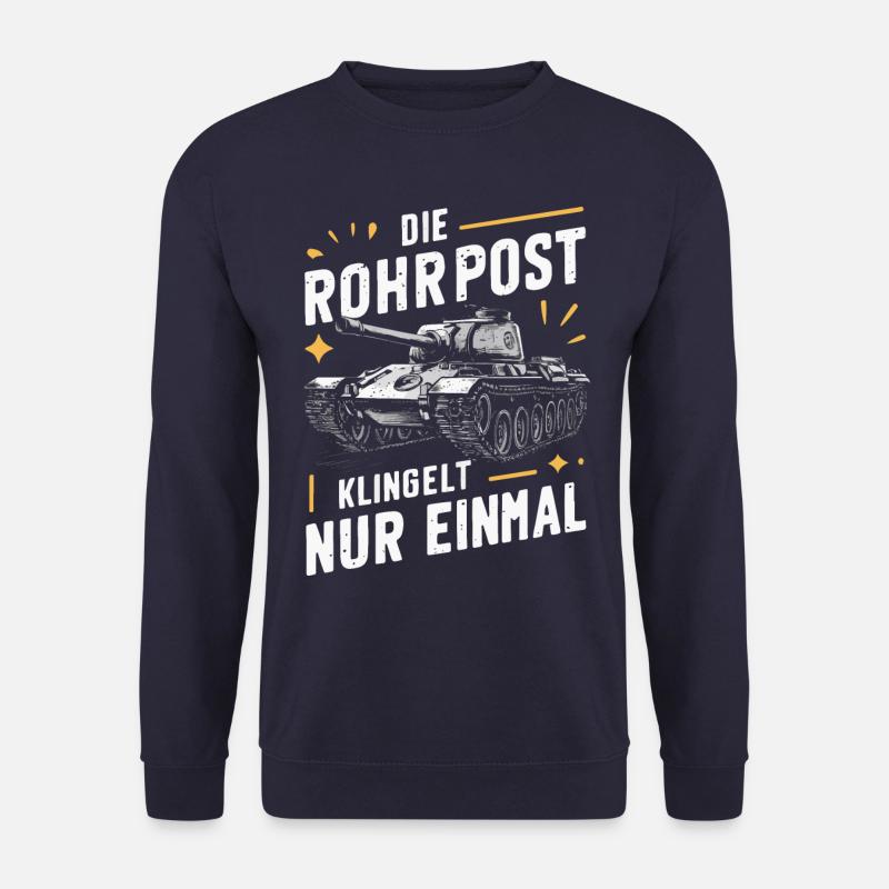 Panzer Kampfpanzer Panzerkampfwagen Panzerfahrer - Unisex Pullover - Navy