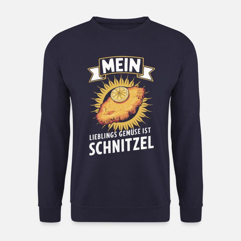 Wiener Schnitzel Plätzli Österreich Essen - Unisex Pullover - Navy