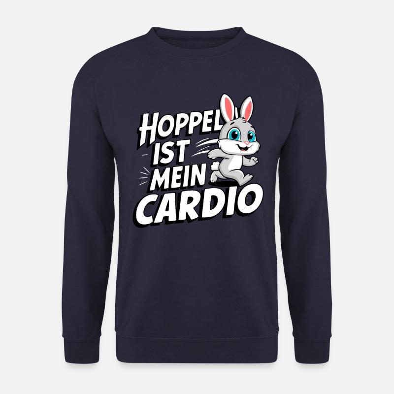 Hase Hasen Kaninchen Haustier - Unisex Pullover - Navy