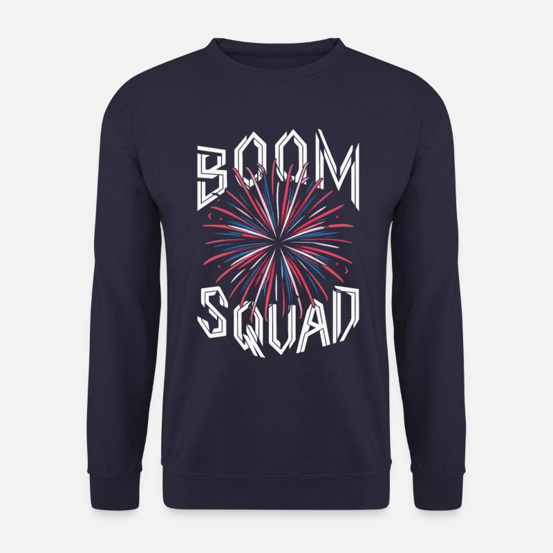 Pyrotechnics Fireworks Pyrotechnics - Unisex Sweatshirt - navy