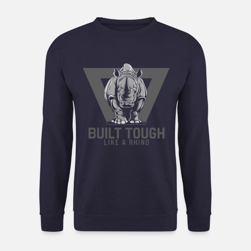 Nashorn Rhinozeros - Unisex Pullover - Navy