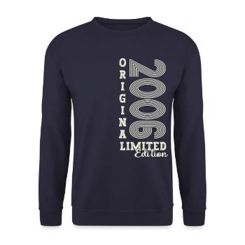 Original vintage 2006 16th birthday gift - Unisex Sweatshirt - navy - Front - Alina (178cm) & Michal (187cm)