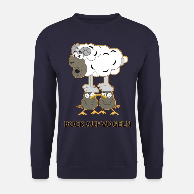 Bock auf Vögeln - Unisex Pullover - Navy