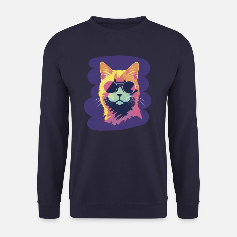 Mr. Coole Katze - Unisex Pullover - Navy