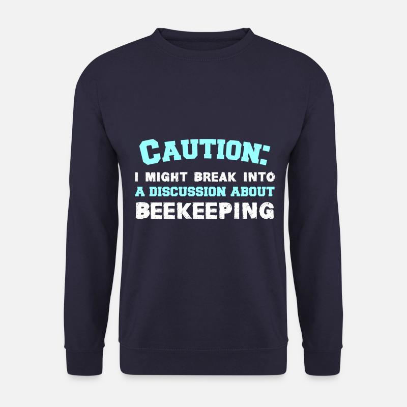 Caution - Unisex Sweatshirt - navy