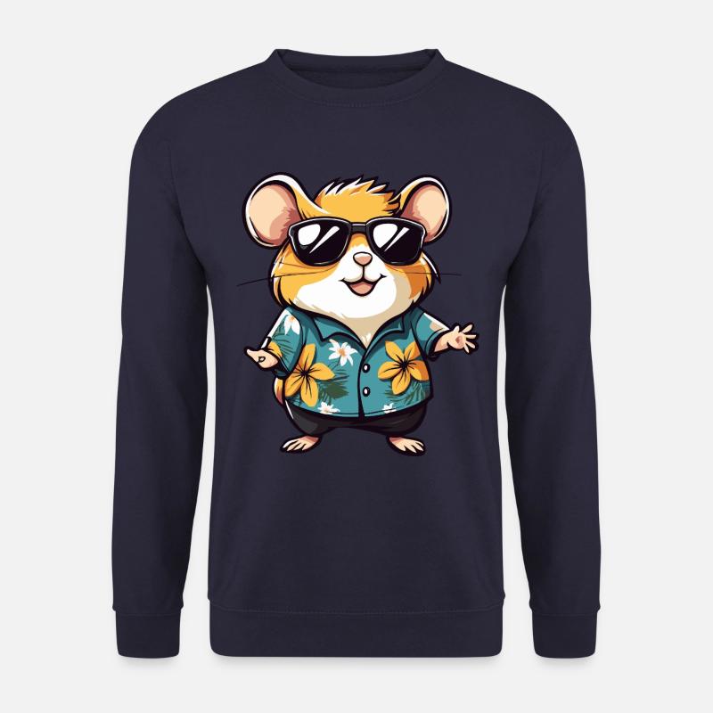 Hamster Lustig Sommer - Unisex Pullover - Navy