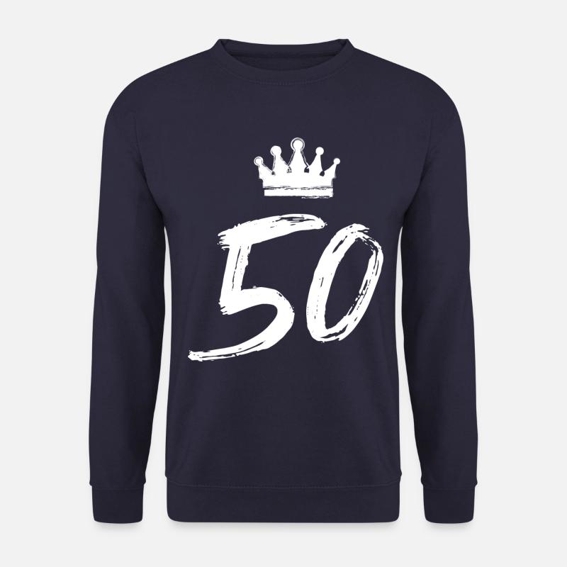 50 Zahl Krone - Unisex Pullover - Navy