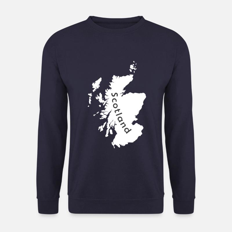 Scotland map - Unisex Sweatshirt - navy