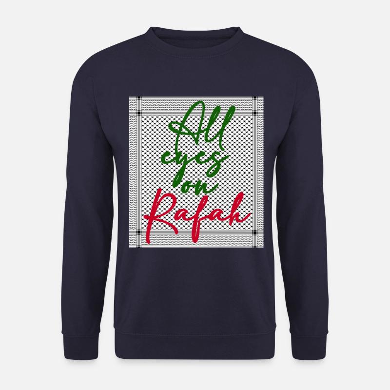 ALL EYES ON RAFAH - Unisex Pullover - Navy