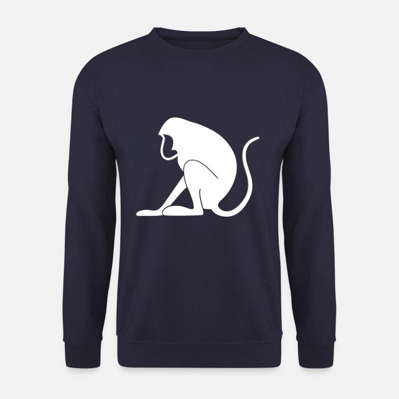 Affe Affen Affenähnlich Affengeil - Unisex Pullover - Navy
