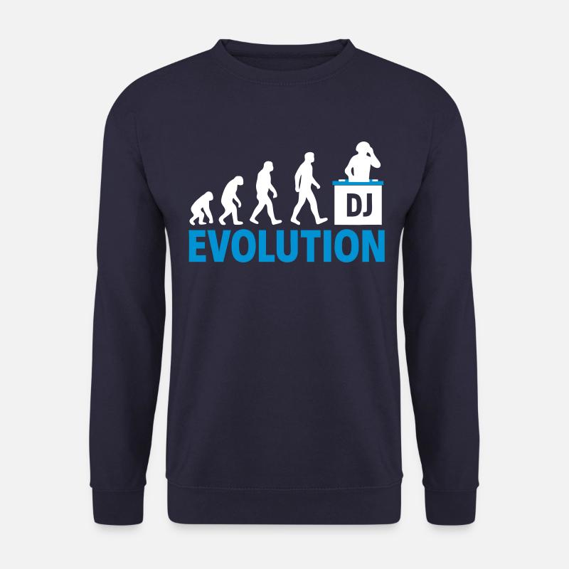 DJ Evolution Musikliebhaber Design - Unisex Pullover - Navy