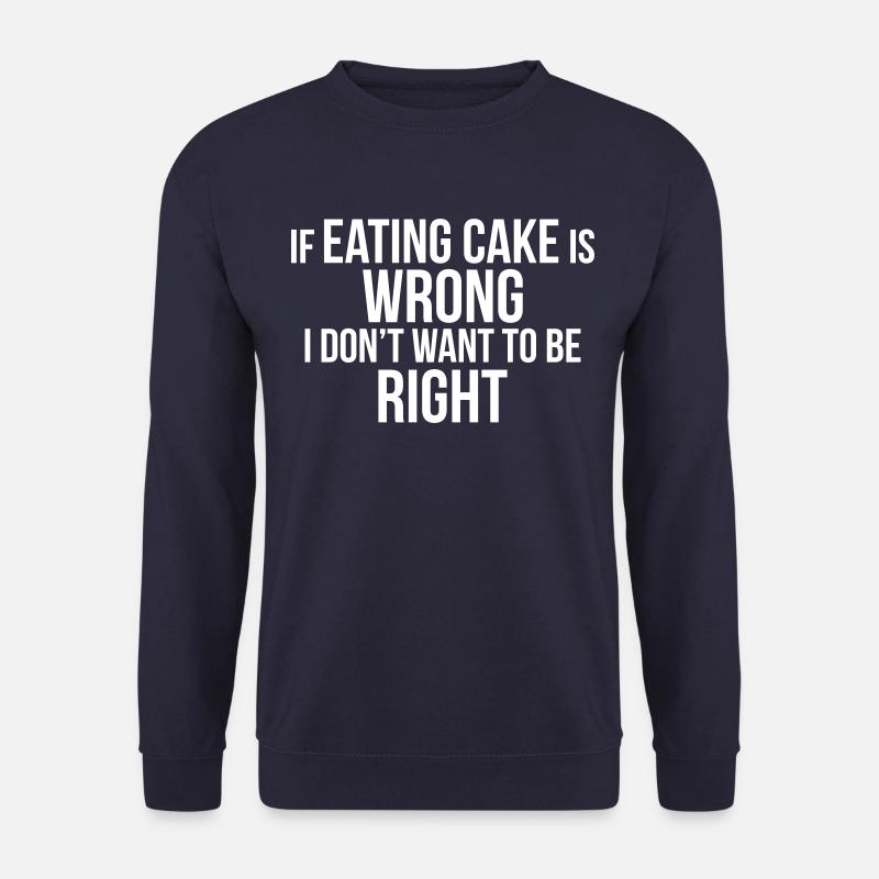 KUCHEN ESSEN IST RICHTIG - Unisex Pullover - Navy
