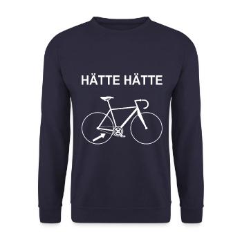 Avait la chaîne de vélo - Sweat-shirt Unisexe - marine - Devant - Alina (178cm) & Michal (187cm)