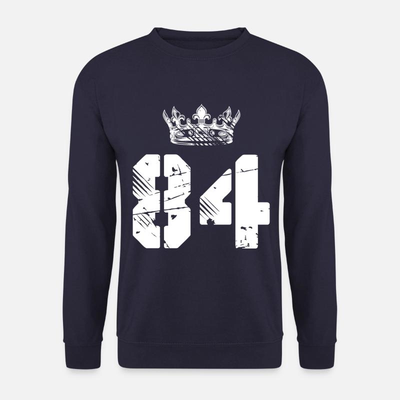 84 Number crown - Unisex Sweatshirt - navy