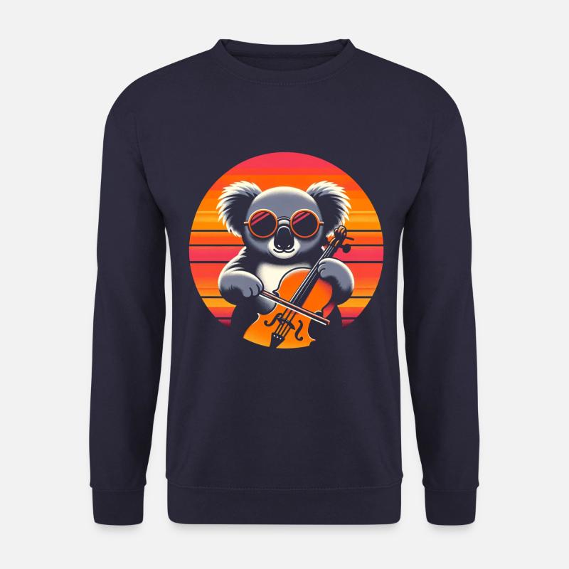 Cello Koala - Unisex Sweatshirt - navy