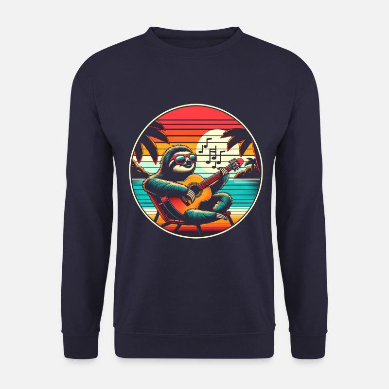 Gitarre - Unisex Pullover - Navy