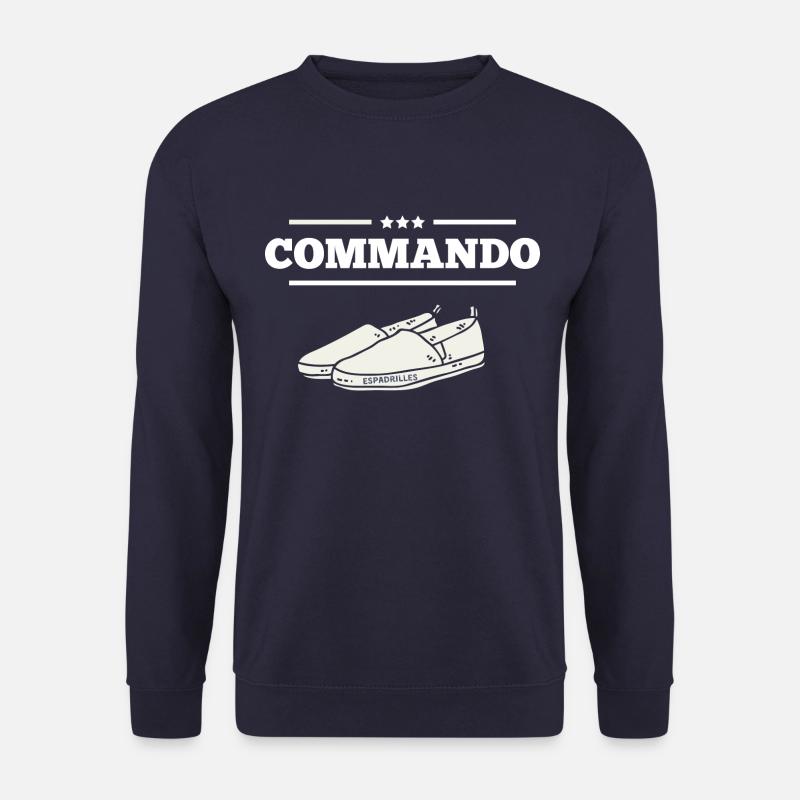 Commando Espadrille B - Unisex Pullover - Navy