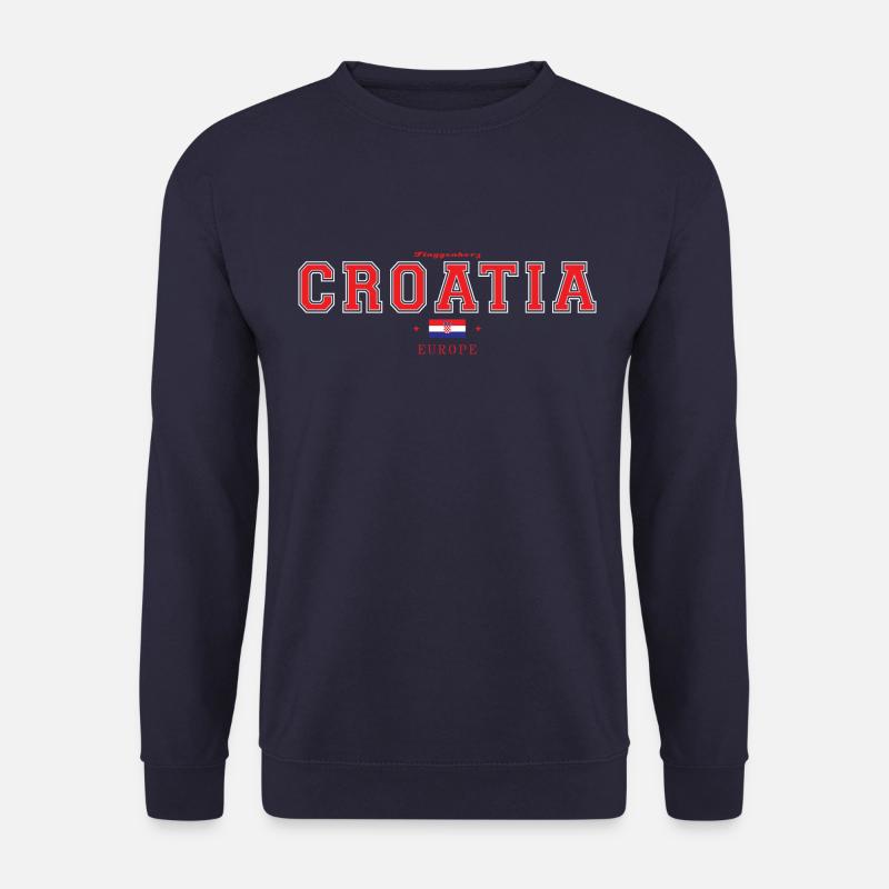 Croatia - Unisex Pullover - Navy