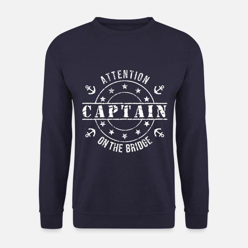 Kapitän an Bord - Unisex Pullover - Navy
