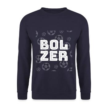 Bolzer - Sweat-shirt Unisexe - marine - Devant - Alina (178cm) & Michal (187cm)