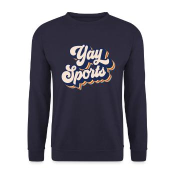 Yay Sport - Unisex Pullover - Navy - Vorne - Alina (178cm) & Michal (187cm)