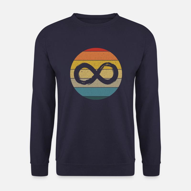 Neurodiversity Infinity Sunset Autismusbewusstsein - Unisex Pullover - Navy