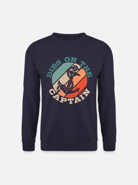 Dibs �ber den Captain Funny Captain Frau Captain C - Unisex Pullover - Navy