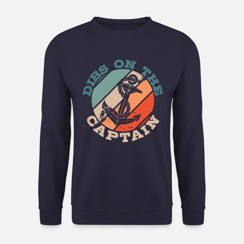 Dibs �ber den Captain Funny Captain Frau Captain C - Unisex Pullover - Navy
