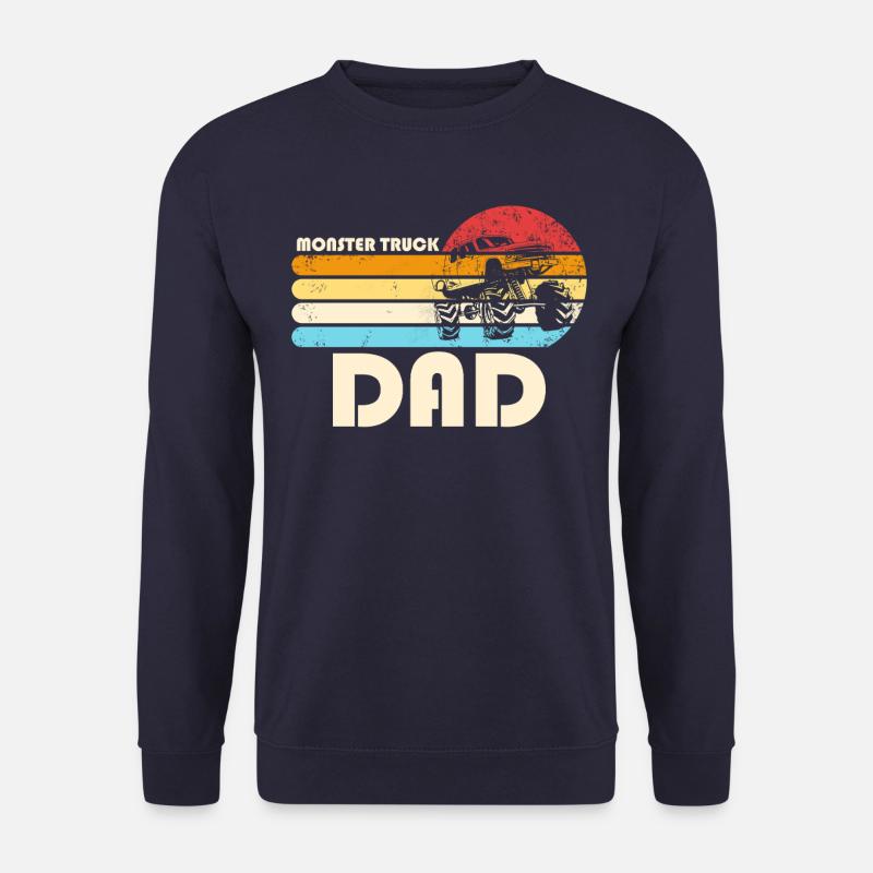 Monster Truck Papa - Unisex Pullover - Navy