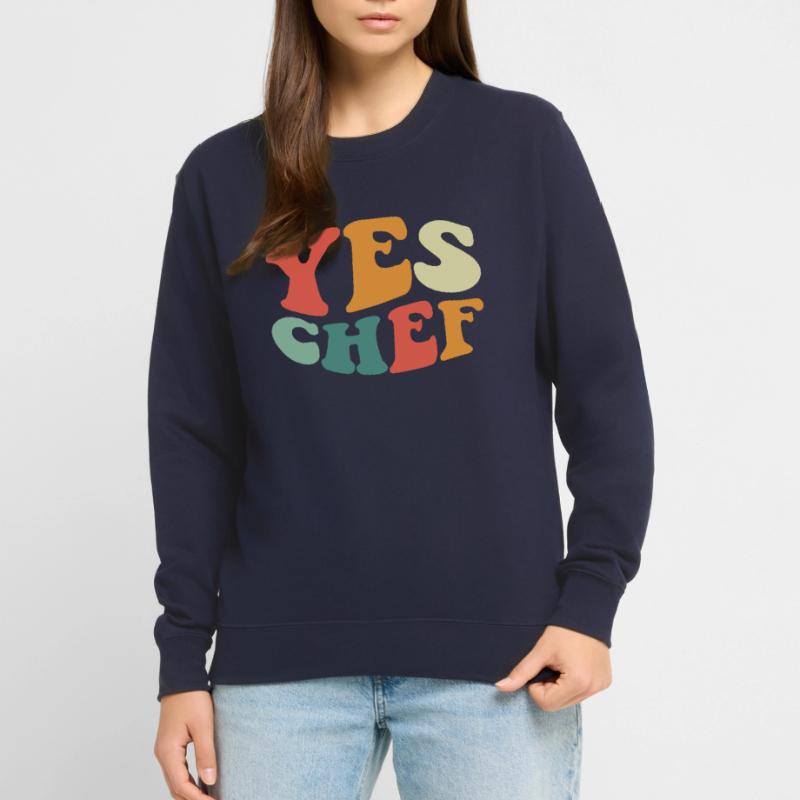 Ja Chef Lustiges Restaurant Küche Kochen Ja Chef Unisex Pullover