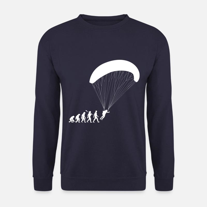 Evolution Paragliding Flying - Unisex Sweatshirt - navy